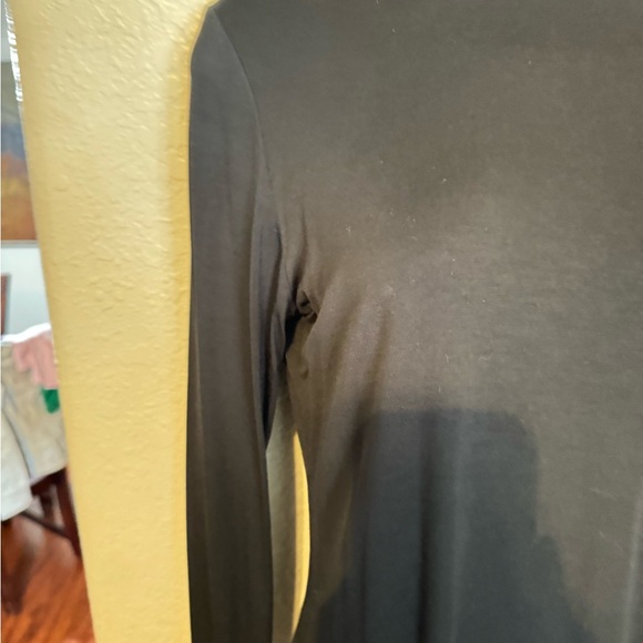 Vobcty Long Black Sexy Turtleneck Dress - Picture 5 of 9